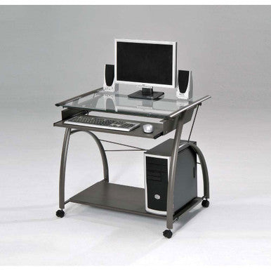 ACME 00118 Vincent Computer Desk, Pewter ACME Furniture