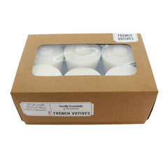 HomArt French Votive Candles- Box 6 - Ivory HomArt