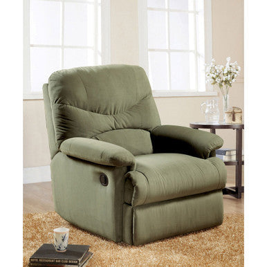 ACME 00630 Arcadia Recliner, Sage Microfiber ACME Furniture