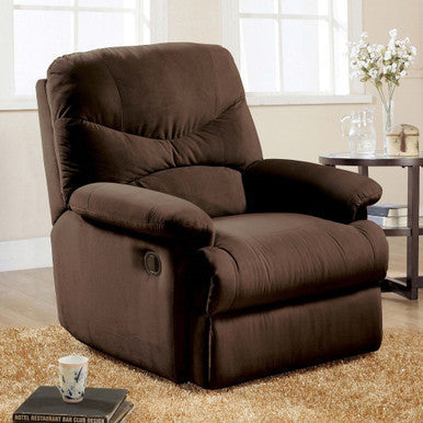 ACME 00632W Arcadia Chocolate MFB Recliner ACME Furniture