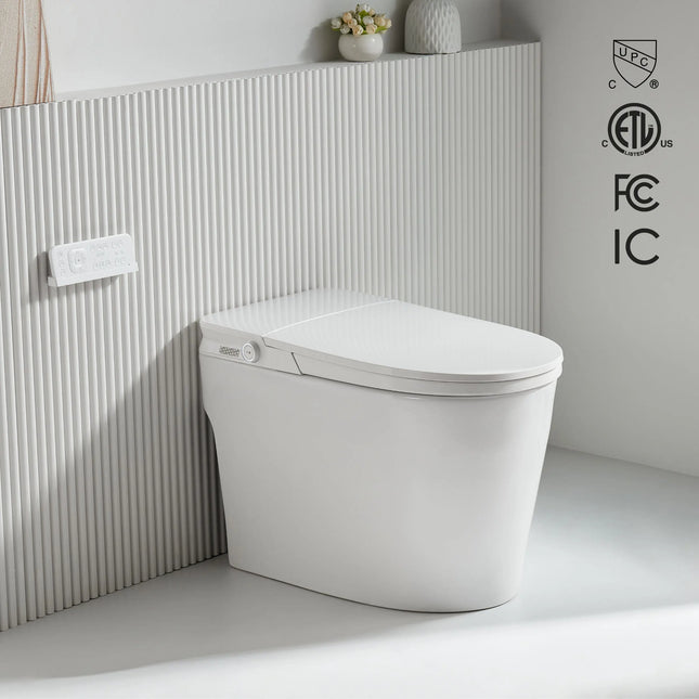 FORNO ACQUA Luxurious Super Smart Toilet. Includes Bidet, Heated Seat, Auto Flush, Auto Lid, Powerful Flush, Ideal for master bathrooms. FORNO ACQUA