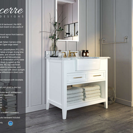 Hayley 36" Bath Vanity Set Ancerre Designs