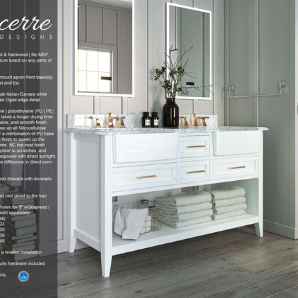 Hayley 60" Bath Vanity Set Ancerre Designs
