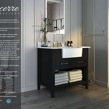 Hayley 36" Bath Vanity Set Ancerre Designs