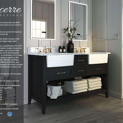 Hayley 60" Bath Vanity Set Ancerre Designs