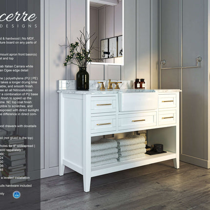 Hayley 48" Bath Vanity Set Ancerre Designs