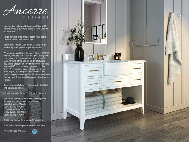 Hayley 48" Bath Vanity Set Ancerre Designs