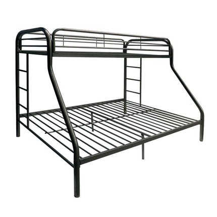 ACME 02052BK Tritan Twin XL/Queen Bunk Bed, Black  1