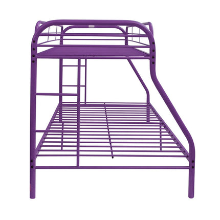 ACME 02053PU Tritan Twin/Full Bunk Bed, Purple  3