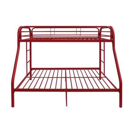 ACME 02053RD Tritan Twin/Full Bunk Bed, Red  2