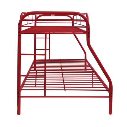 ACME 02053RD Tritan Twin/Full Bunk Bed, Red  3