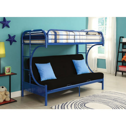 ACME 02091W-NV Eclipse Twin/Full/Futon Bunk Bed, Navy