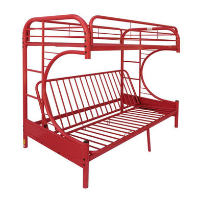 ACME 02091W-RD Eclipse Twin/Full/Futon Bunk Bed, Red ACME Furniture