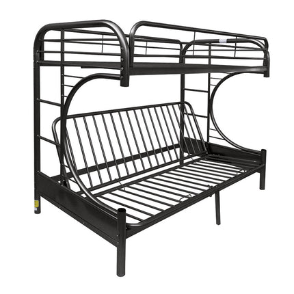 ACME 02093BK Eclipse Twin XL/Queen/Futon Bunk Bed, Black