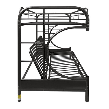 ACME 02093BK Eclipse Twin XL/Queen/Futon Bunk Bed, Black