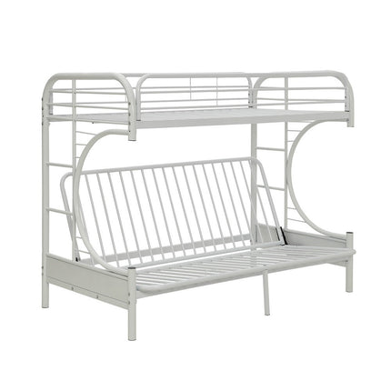ACME 02093WH Eclipse Twin XL/Queen/Futon Bunk Bed, White