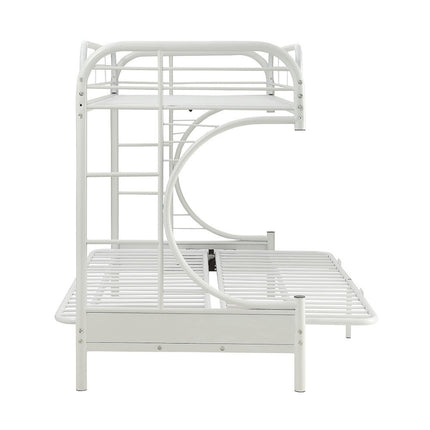 ACME 02093WH Eclipse Twin XL/Queen/Futon Bunk Bed, White