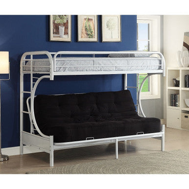 ACME 02093WH Eclipse Twin XL/Queen/Futon Bunk Bed, White ACME Furniture
