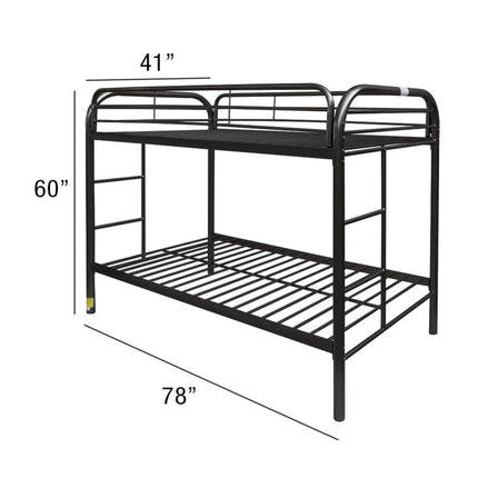 ACME 02188BK Thomas Twin Bunk Bed, Black  4