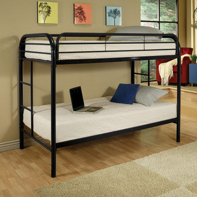 ACME 02188BK Thomas Twin Bunk Bed, Black ACME Furniture