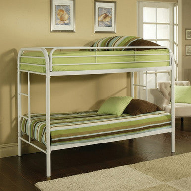 ACME 02188WH Thomas Twin Bunk Bed, White ACME Furniture