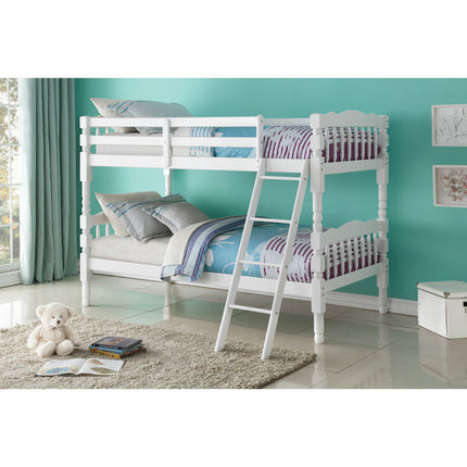 ACME 02298_KIT Homestead White Twin/Twin Bunk Bed  1