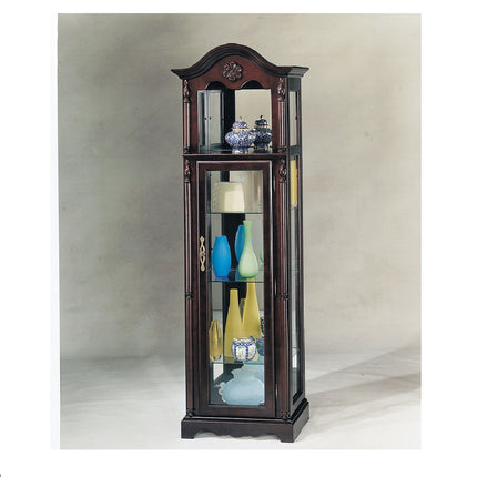 ACME 02349 Lindsey Cherry Finish Curio