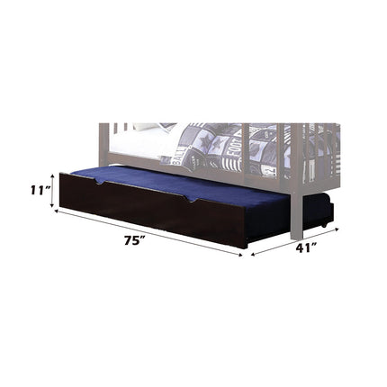 ACME 02554 Heartland Twin Bunk Bed, Espresso (1Set/2Ctn)