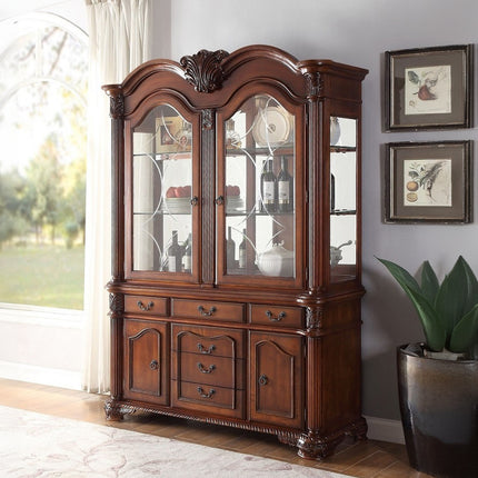 ACME 04079A Chateau De Ville Cherry Hutch and Buffet