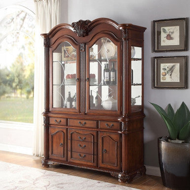ACME 04079A Chateau De Ville Cherry Hutch and Buffet ACME Furniture