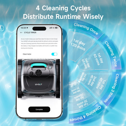 (2026 Upgrade) WYBOT C1 Cordless Robotic Pool Cleaner WYBOT