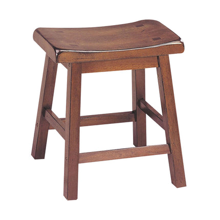 ACME 07303 Gaucho Stool (Set-2), Walnut, 18" Seat Height