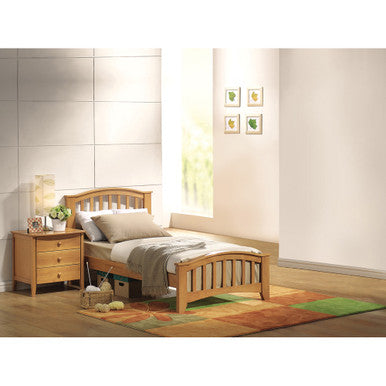 ACME 08940T San Marino Maple Twin Bed and Slat ACME Furniture