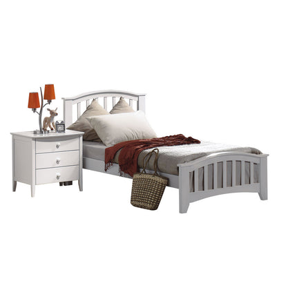 ACME 09150T San Marino Twin Bed, White (1Set/4Ctn)