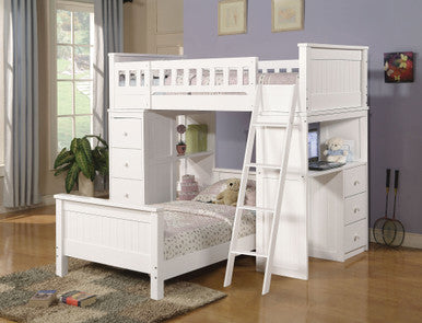 ACME 10978W Willoughby White Twin Bed -Ista 3A ACME Furniture