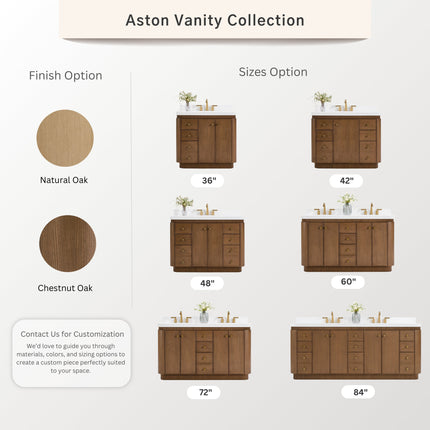 Aston 42" Bath Vanity Set Ancerre Designs
