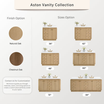 Aston 42" Bath Vanity Set Ancerre Designs