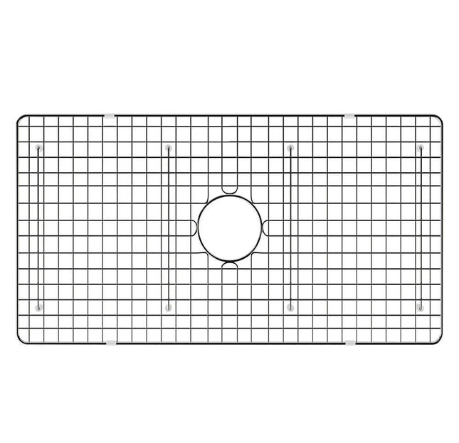 Ruvati Stainless Steel Bottom Rinse Grid Replacement for RVL2300WH Fireclay Kitchen Sink - RVA623009 Ruvati