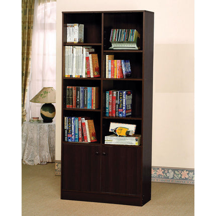 ACME 12102 Verden Bookcase, Espresso