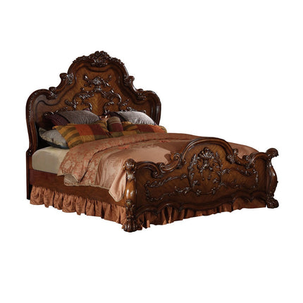 ACME 12137EK Dresden Eastern King Bed, Cherry Oak (1Set/3Ctn)