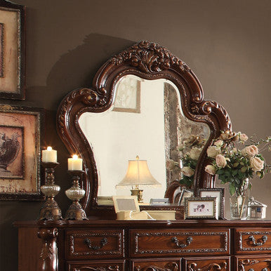 ACME 12144 Dresden Mirror, Cherry Oak ACME Furniture