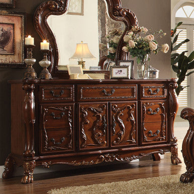 ACME 12145 Dresden Dresser/Server, Cherry Oak ACME Furniture