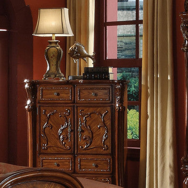 ACME 12146 Dresden Chest, Cherry Oak ACME Furniture