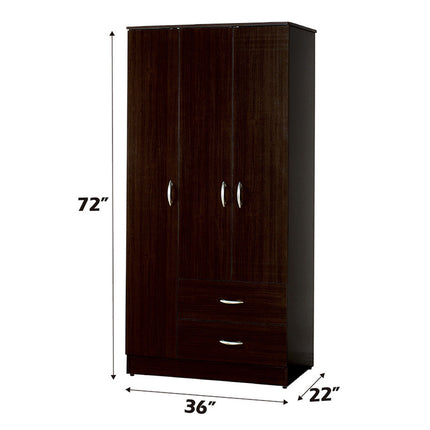ACME 12248KIT Olean Espresso Finish Wardrobe With 12249  6