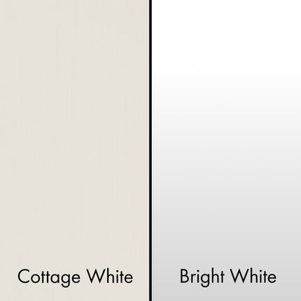 ZLINE 61 in. Smooth Bright White Wooden Chimney Extension for Ceilings up to 12 ft. (KBWW-E)