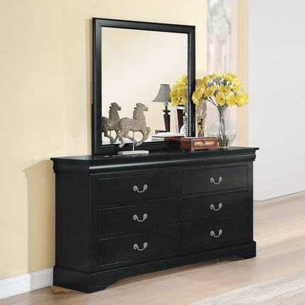ACME 19505 Louis Philippe III Dresser, Black