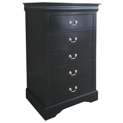 ACME 19506 Louis Philippe III Chest, Black