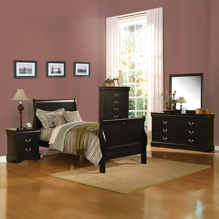 ACME 19506 Louis Philippe III Chest, Black