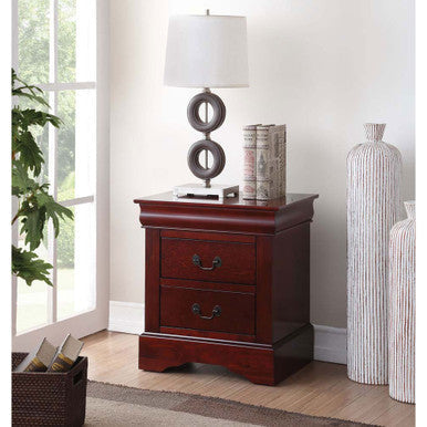 ACME 19523 Louis Philippe III Nightstand, Cherry ACME Furniture
