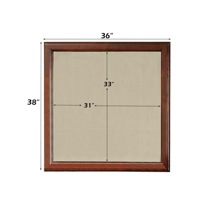 ACME 19524 Louis Philippe III Mirror, Cherry